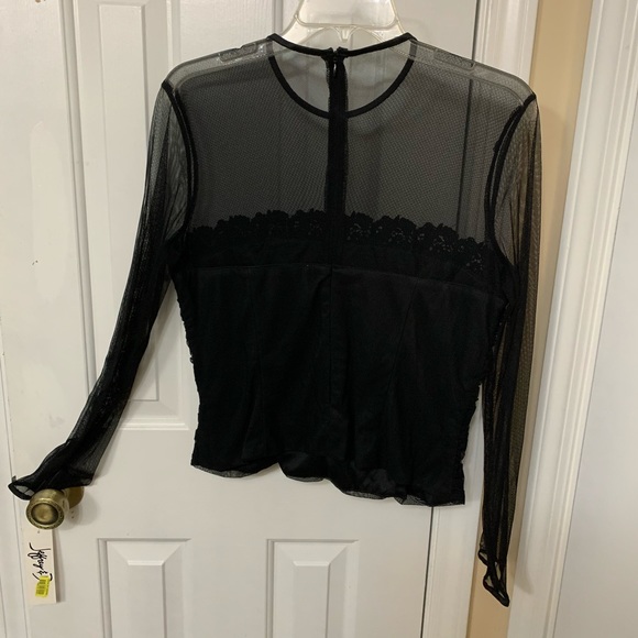 Mesh and sequin formal top - Picture 5 of 7